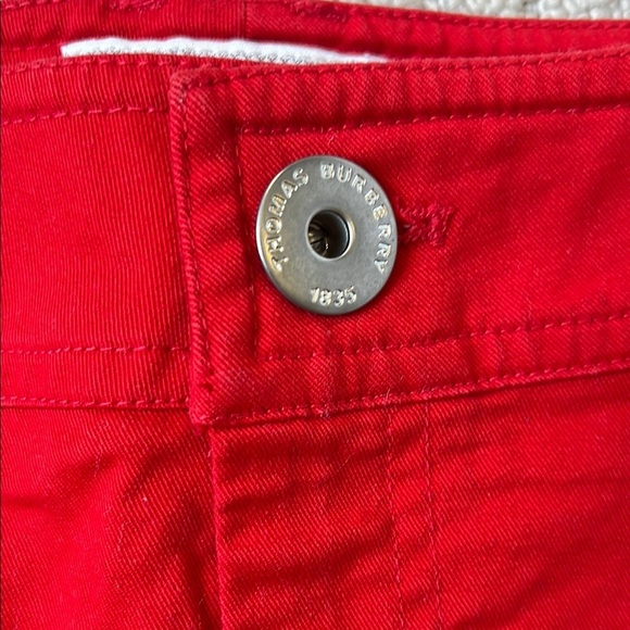 Women's Red Thomas Burberry Skirt - Picture 5 of 8